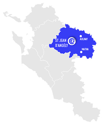Territoire de l'antenne CCI à Saint Jean d'Angély