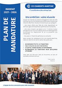 Plan de mandature des élus de la CCI Charente-Maritime 2021-2026