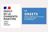Logos Prefet Charente Maritime et DREETS